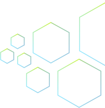 right hexagons